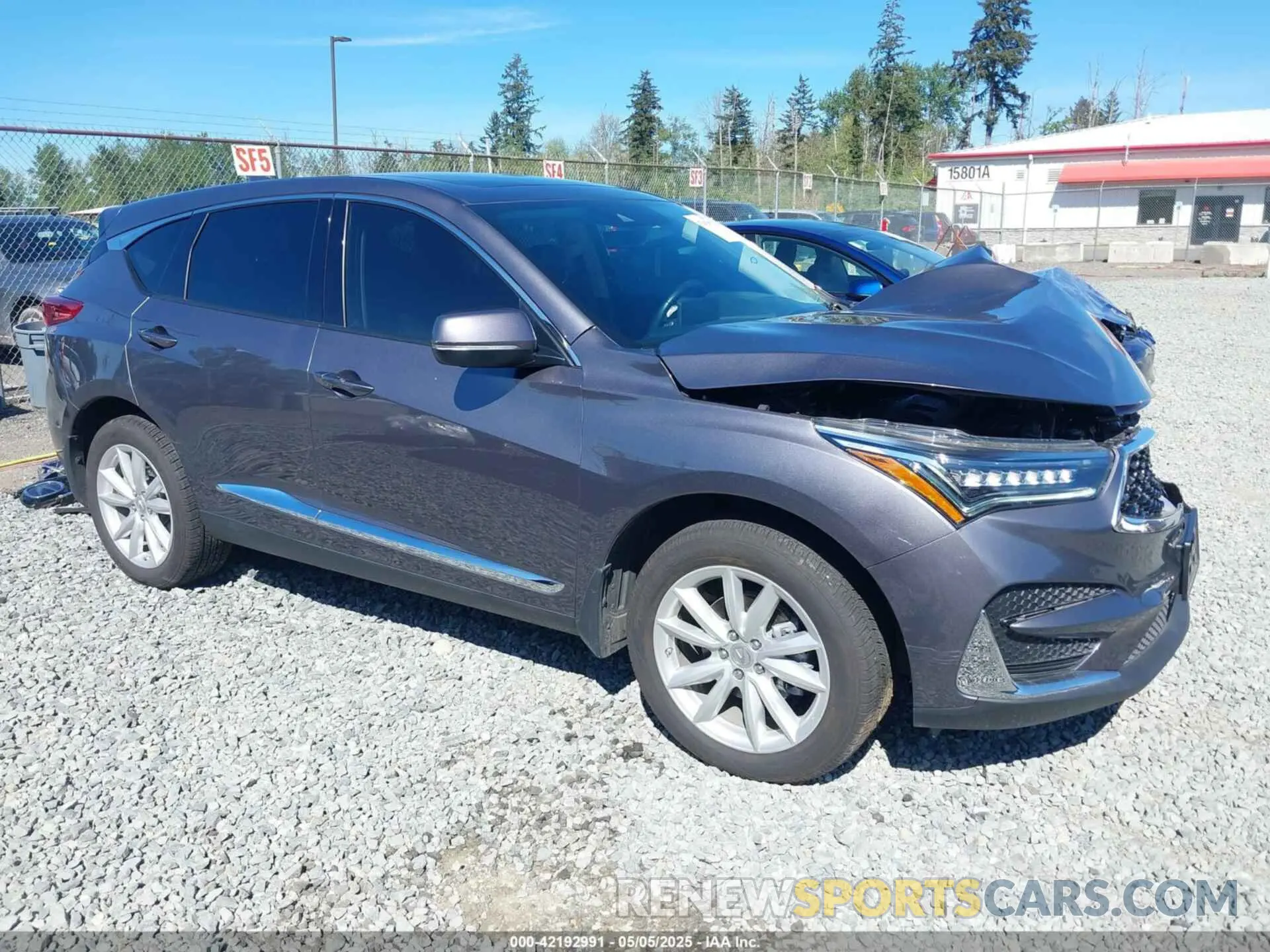 1 Photograph of a damaged car 5J8TC2H31LL017103 ACURA RDX 2020