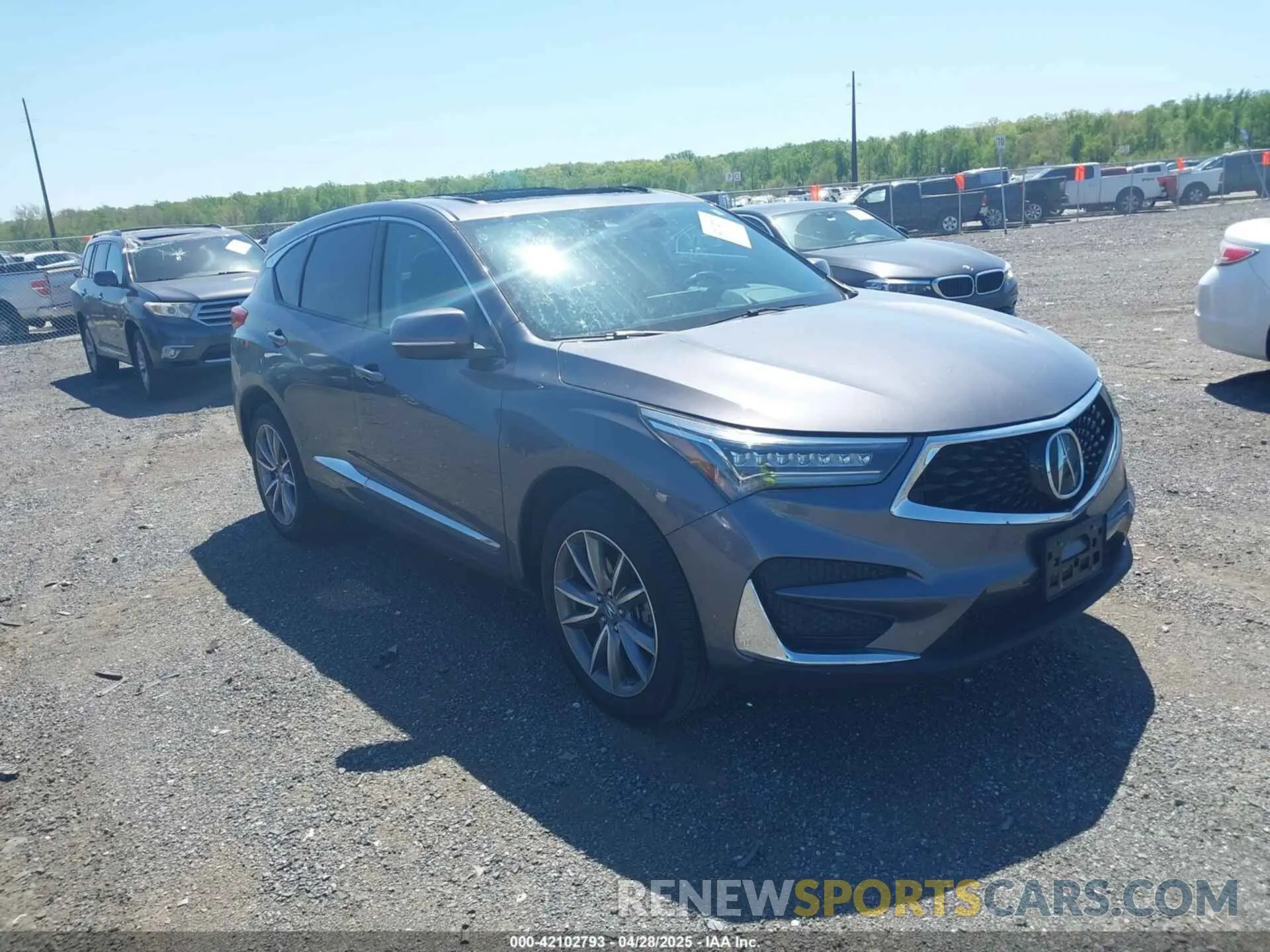1 Photograph of a damaged car 5J8TC2H54LL019140 ACURA RDX 2020