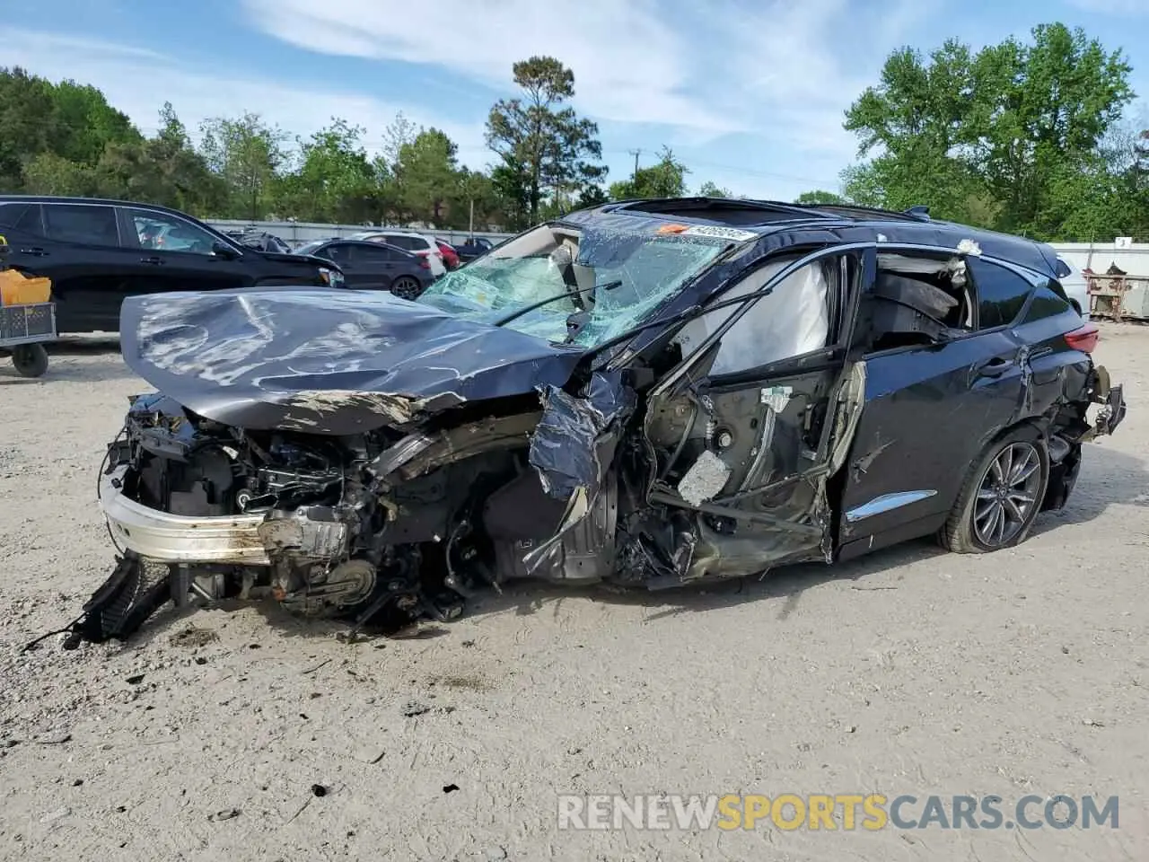 1 Photograph of a damaged car 5J8TC2H56LL007877 ACURA RDX 2020