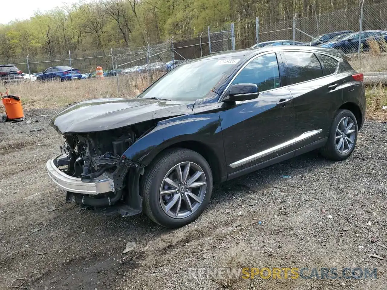 1 Photograph of a damaged car 5J8TC2H58LL003863 ACURA RDX 2020