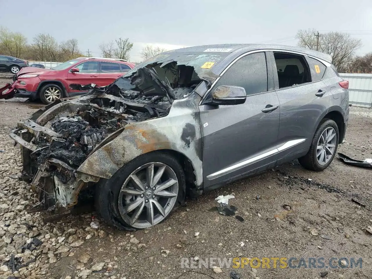 1 Photograph of a damaged car 5J8TC2H59LL012667 ACURA RDX 2020