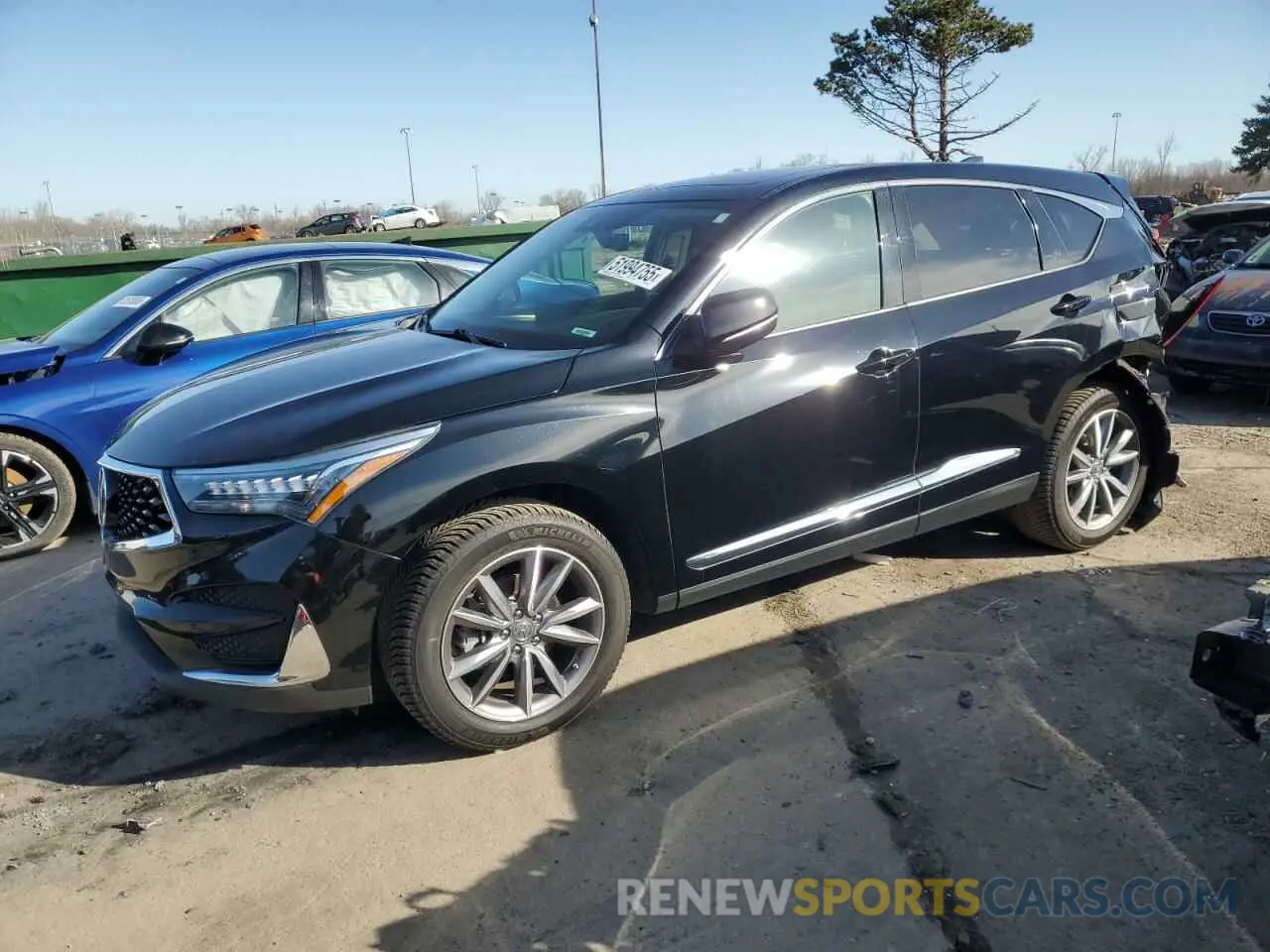 1 Photograph of a damaged car 5J8TC2H5XLL021863 ACURA RDX 2020