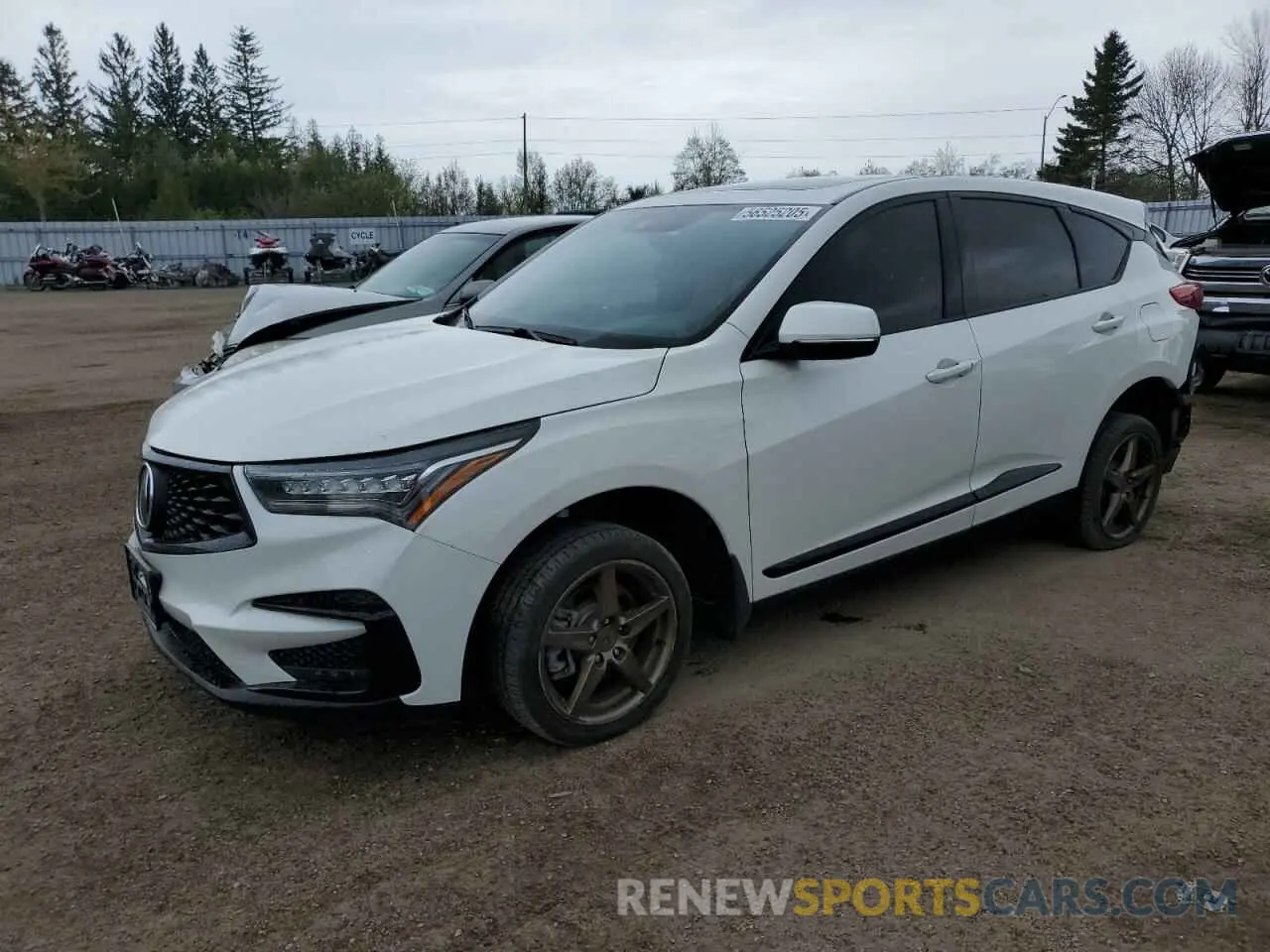 1 Photograph of a damaged car 5J8TC2H61LL803574 ACURA RDX 2020