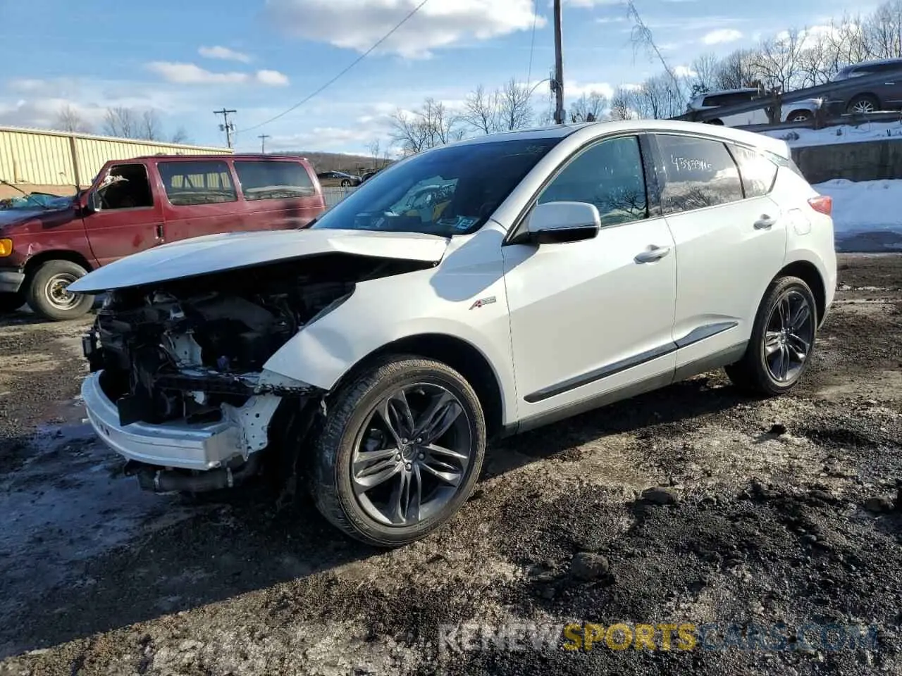 1 Photograph of a damaged car 5J8TC2H66LL018158 ACURA RDX 2020