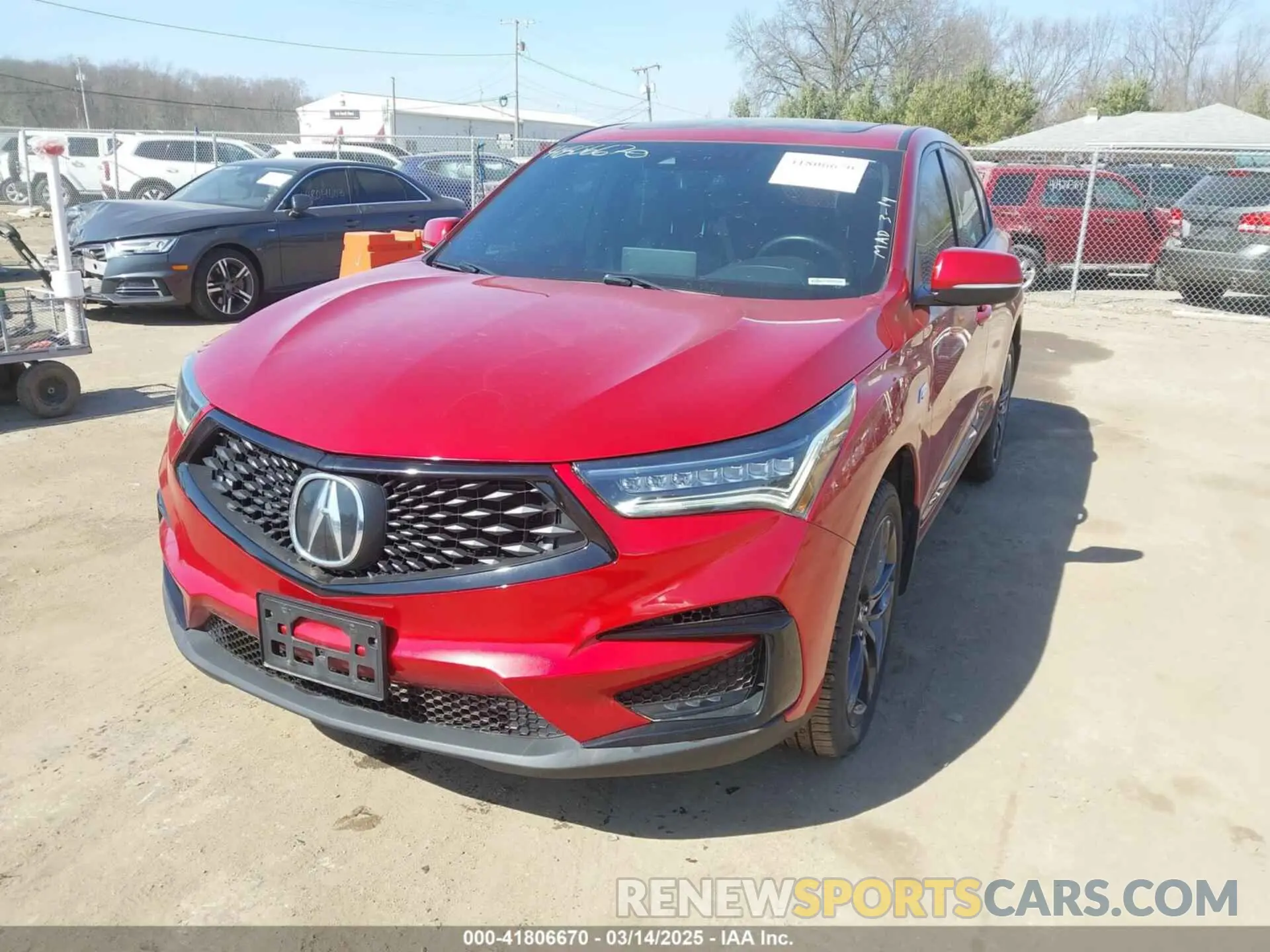 2 Photograph of a damaged car 5J8TC2H67LL802428 ACURA RDX 2020