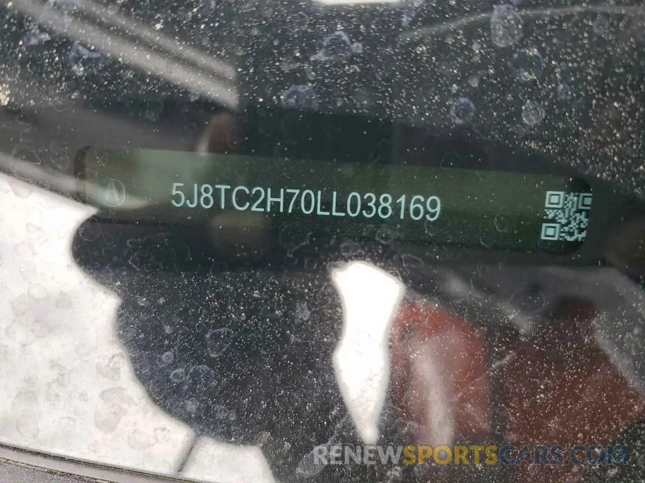 13 Photograph of a damaged car 5J8TC2H70LL038169 ACURA RDX 2020