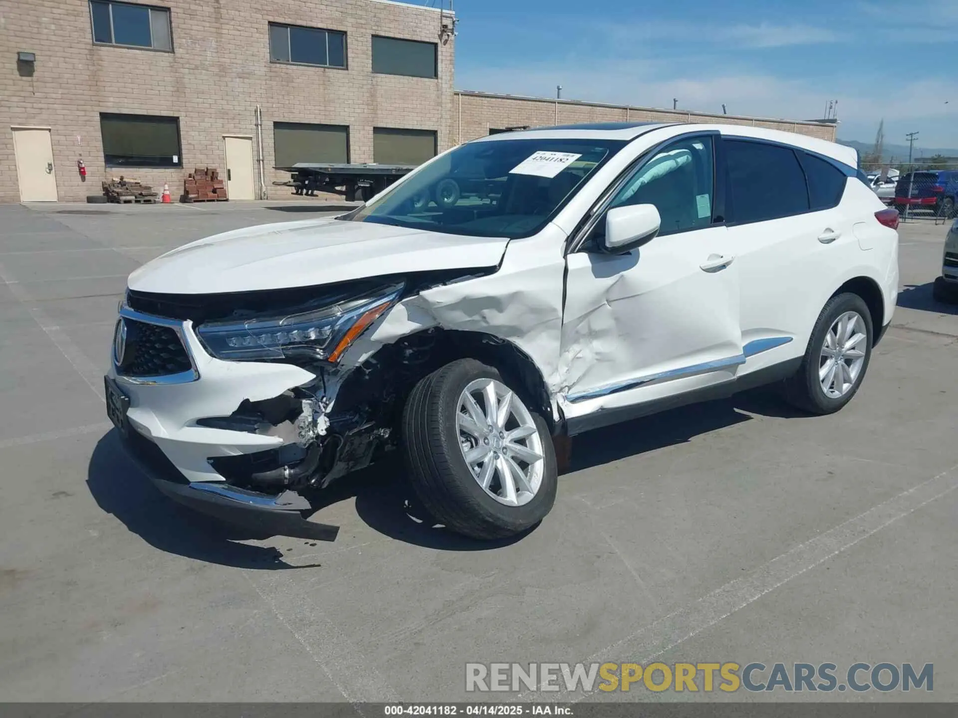 2 Photograph of a damaged car 5J8TC1H33ML008110 ACURA RDX 2021