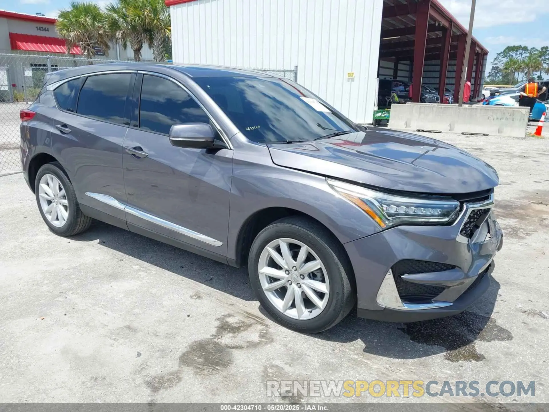 1 Photograph of a damaged car 5J8TC1H33ML016658 ACURA RDX 2021