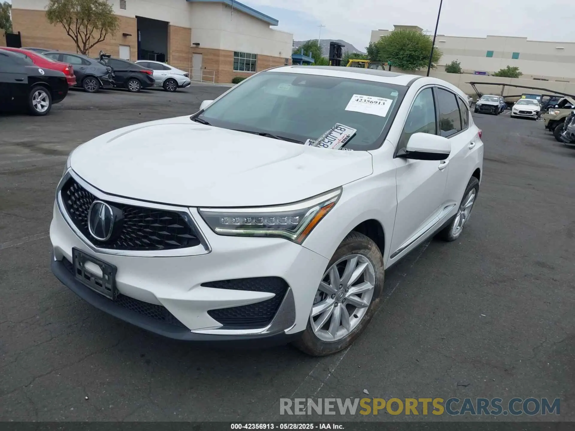 2 Photograph of a damaged car 5J8TC1H37ML003752 ACURA RDX 2021