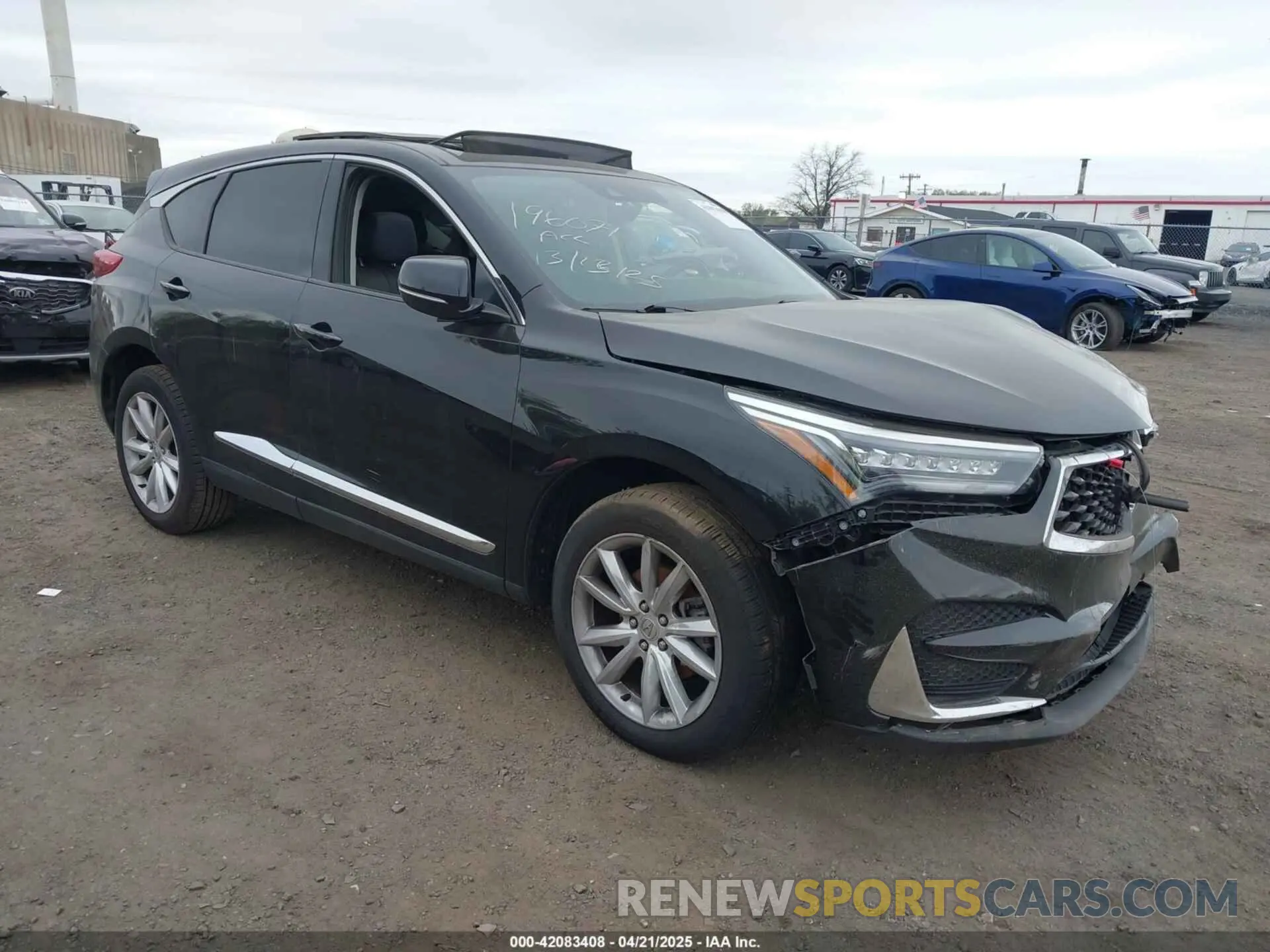 1 Photograph of a damaged car 5J8TC1H37ML006506 ACURA RDX 2021