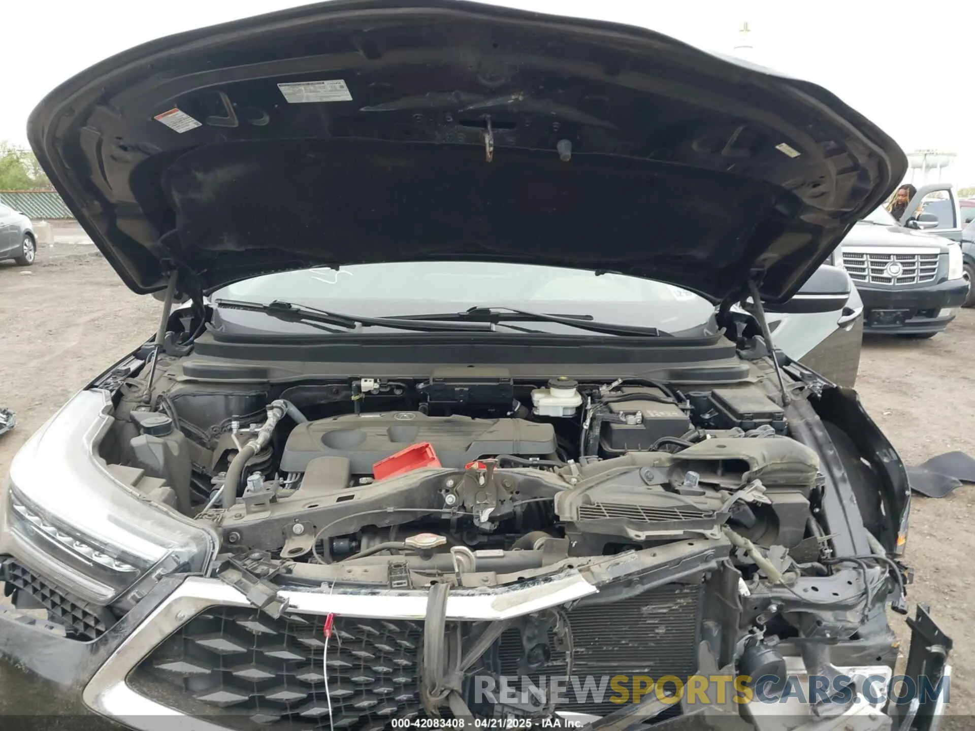 10 Photograph of a damaged car 5J8TC1H37ML006506 ACURA RDX 2021