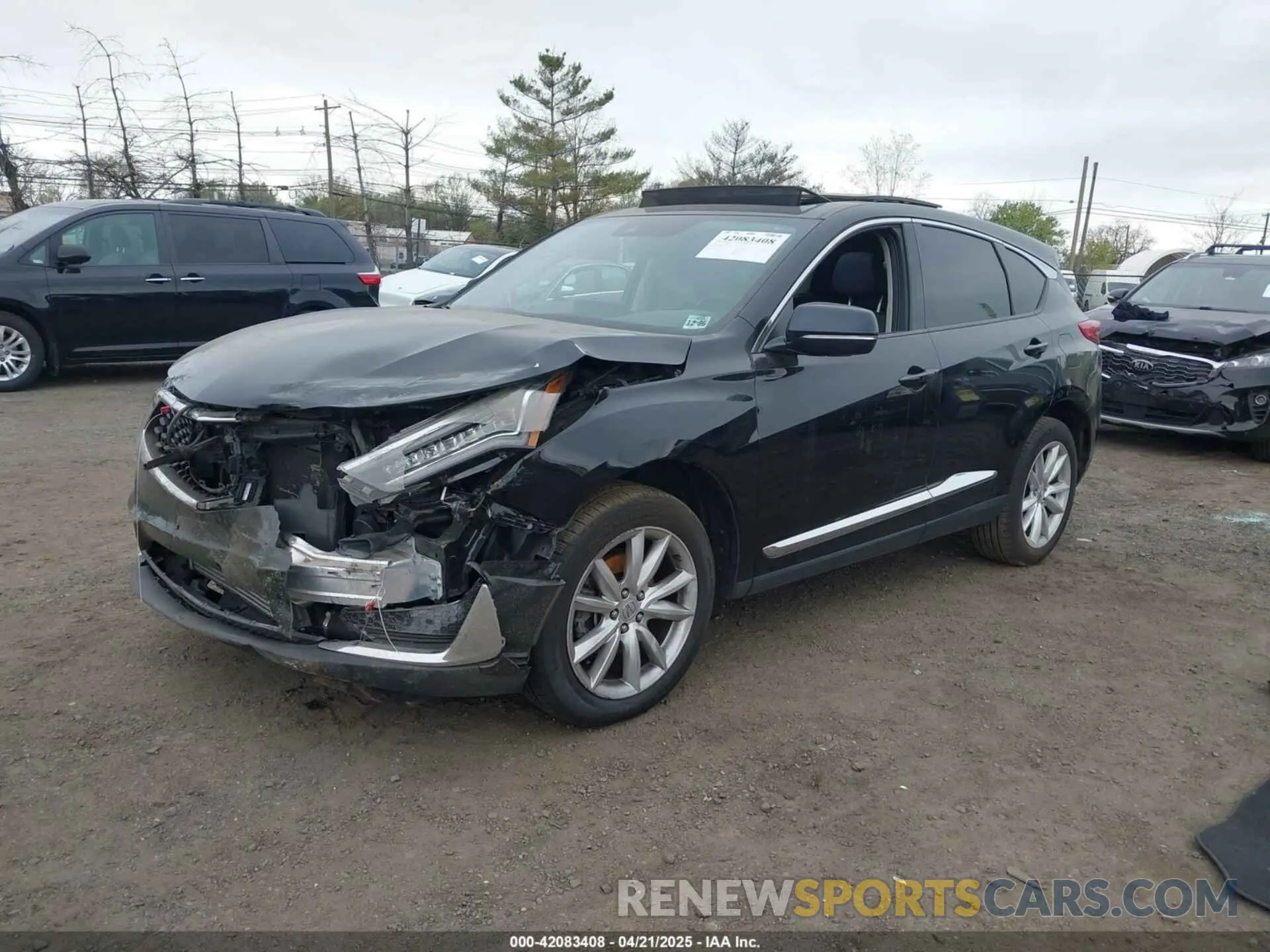 2 Photograph of a damaged car 5J8TC1H37ML006506 ACURA RDX 2021