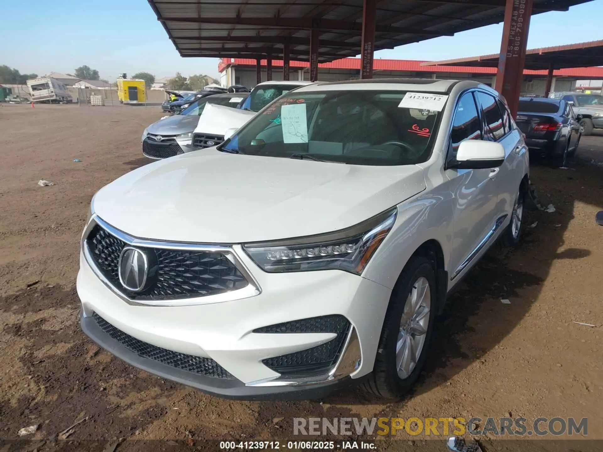 2 Photograph of a damaged car 5J8TC1H39ML018155 ACURA RDX 2021