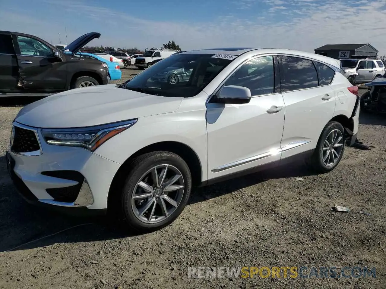 1 Photograph of a damaged car 5J8TC1H52ML013932 ACURA RDX 2021