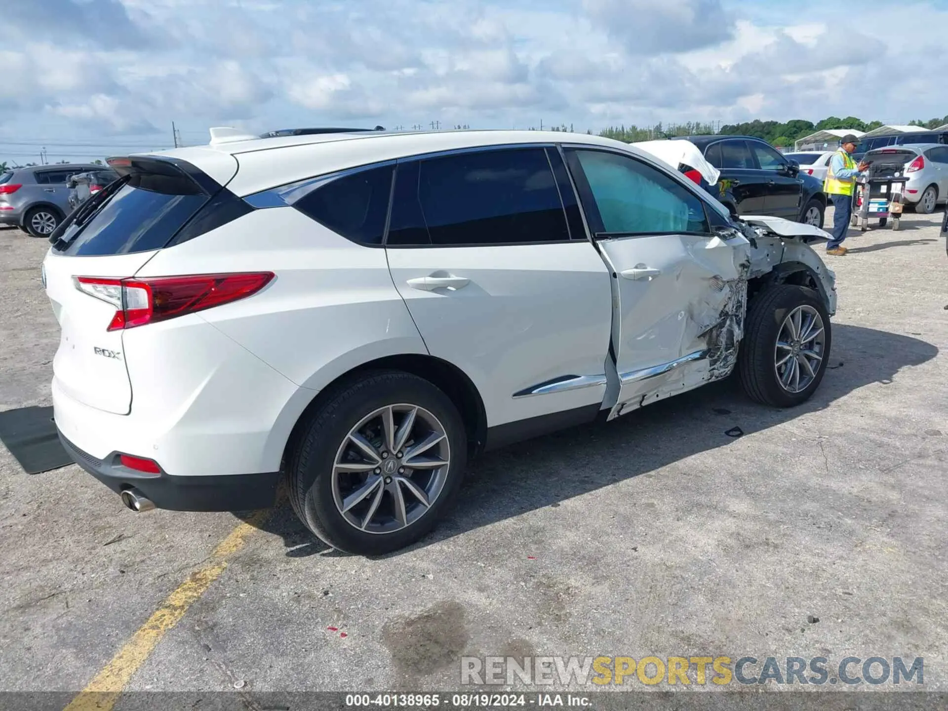4 Photograph of a damaged car 5J8TC1H56ML011567 ACURA RDX 2021