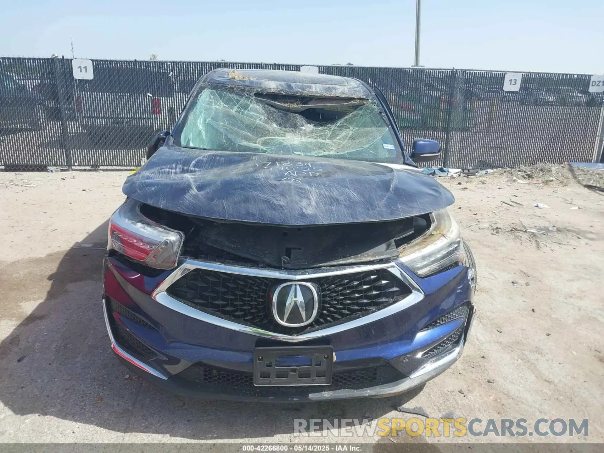 12 Photograph of a damaged car 5J8TC1H5XML011202 ACURA RDX 2021