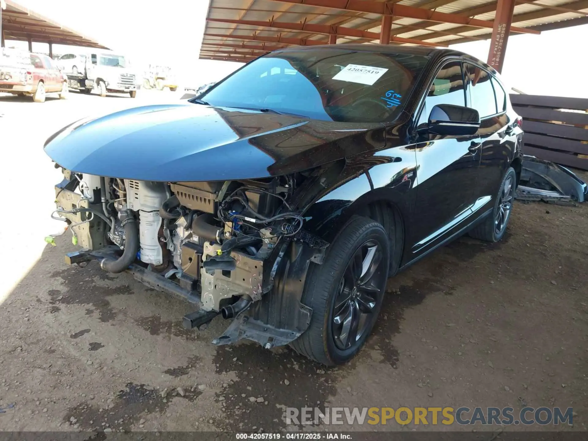 2 Photograph of a damaged car 5J8TC1H67ML021811 ACURA RDX 2021