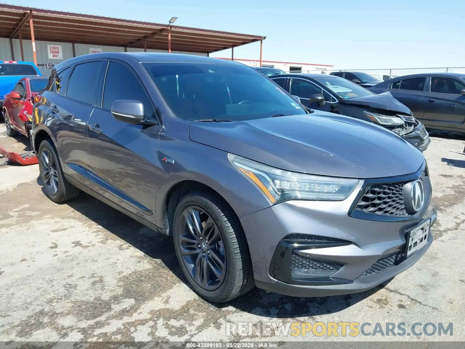 1 Photograph of a damaged car 5J8TC1H6XML019826 ACURA RDX 2021