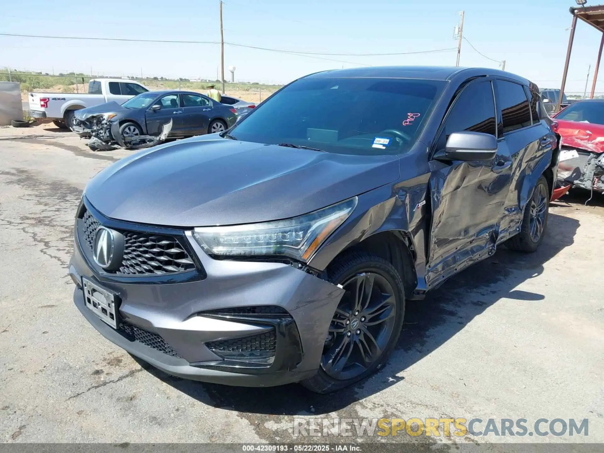 2 Photograph of a damaged car 5J8TC1H6XML019826 ACURA RDX 2021