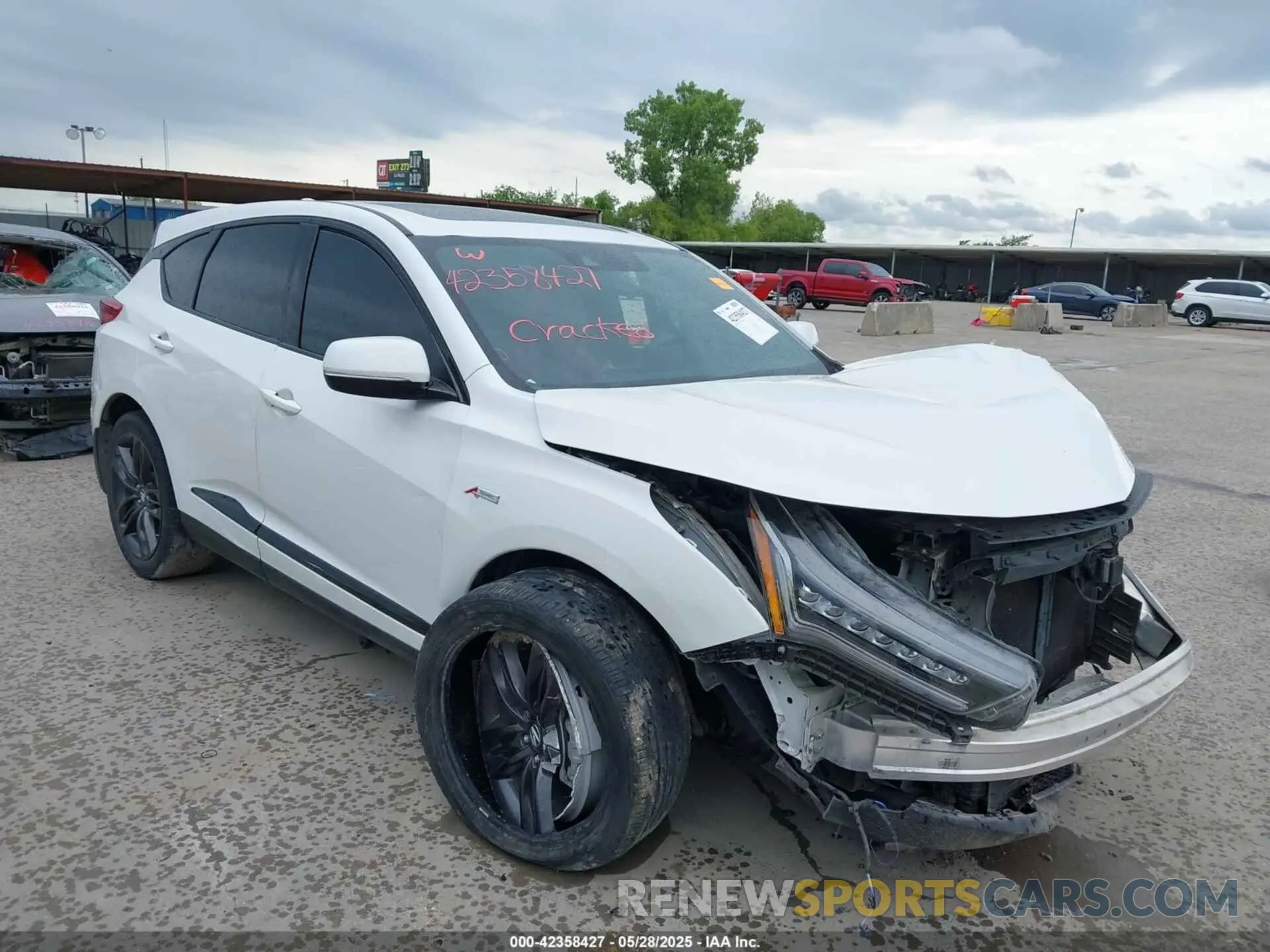 1 Photograph of a damaged car 5J8TC1H6XML023228 ACURA RDX 2021