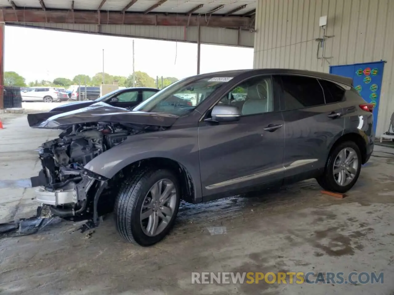 1 Photograph of a damaged car 5J8TC1H77ML012762 ACURA RDX 2021