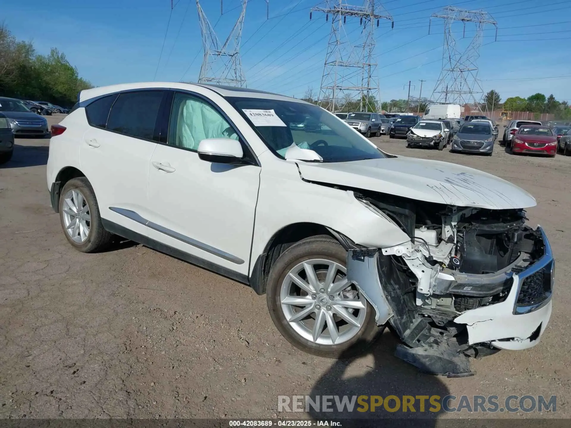 1 Photograph of a damaged car 5J8TC2H34ML006369 ACURA RDX 2021