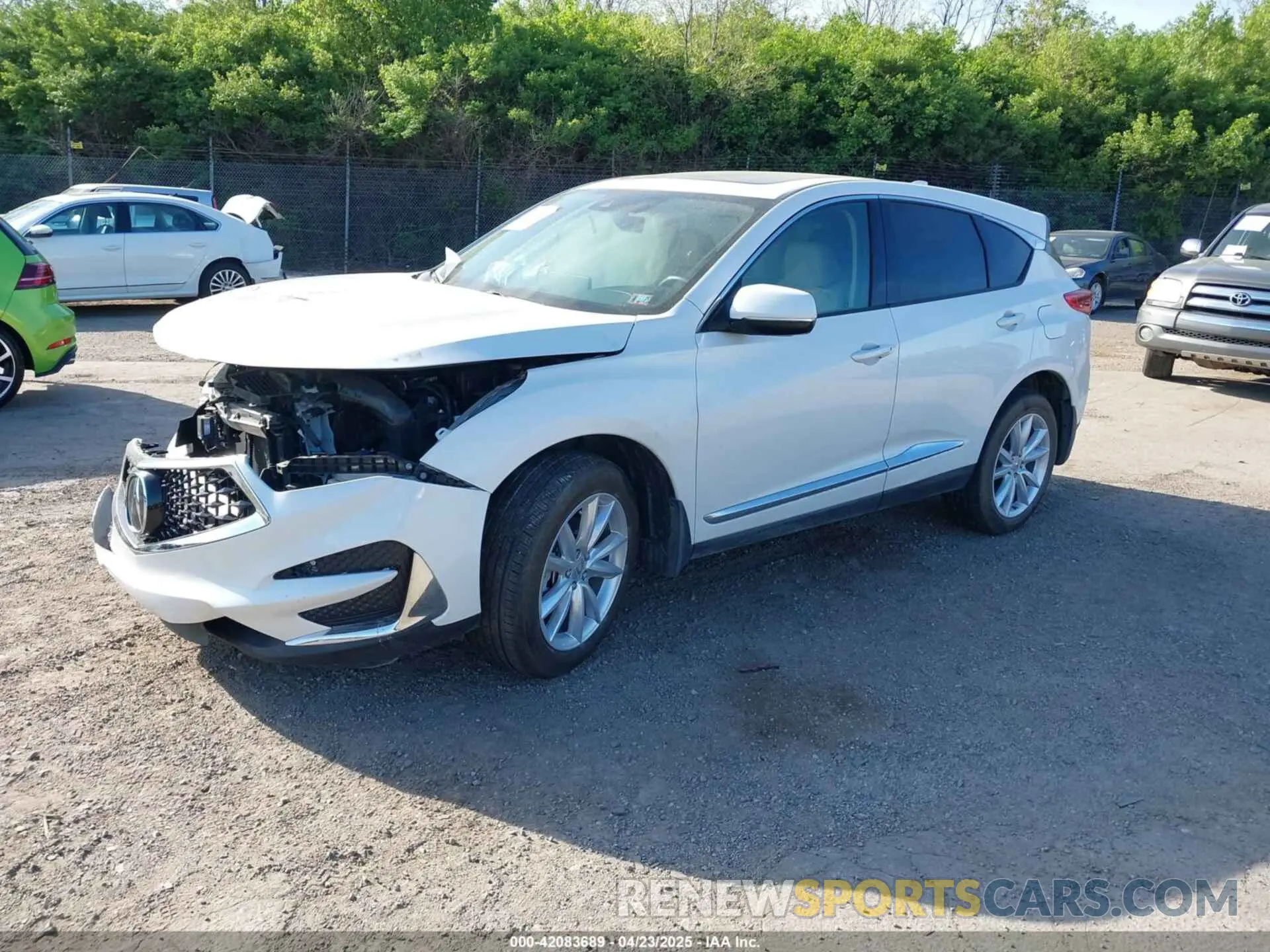2 Photograph of a damaged car 5J8TC2H34ML006369 ACURA RDX 2021