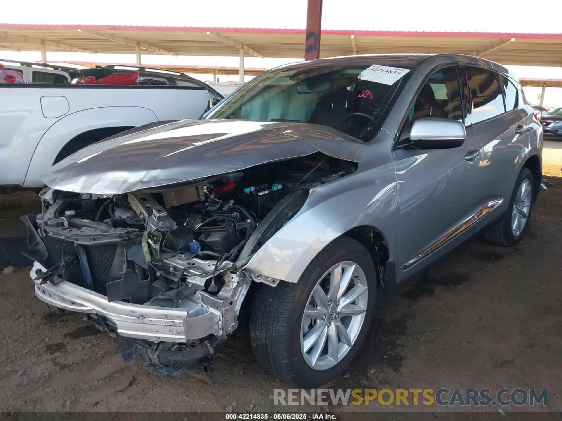 2 Photograph of a damaged car 5J8TC2H34ML047472 ACURA RDX 2021