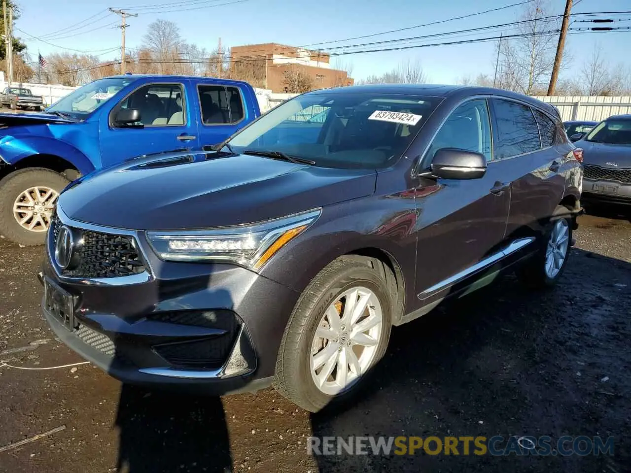1 Photograph of a damaged car 5J8TC2H37ML001814 ACURA RDX 2021