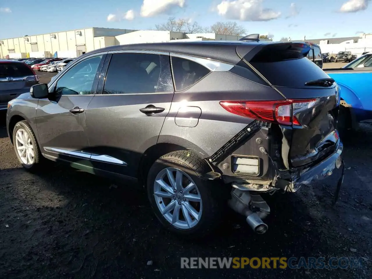 2 Photograph of a damaged car 5J8TC2H37ML001814 ACURA RDX 2021