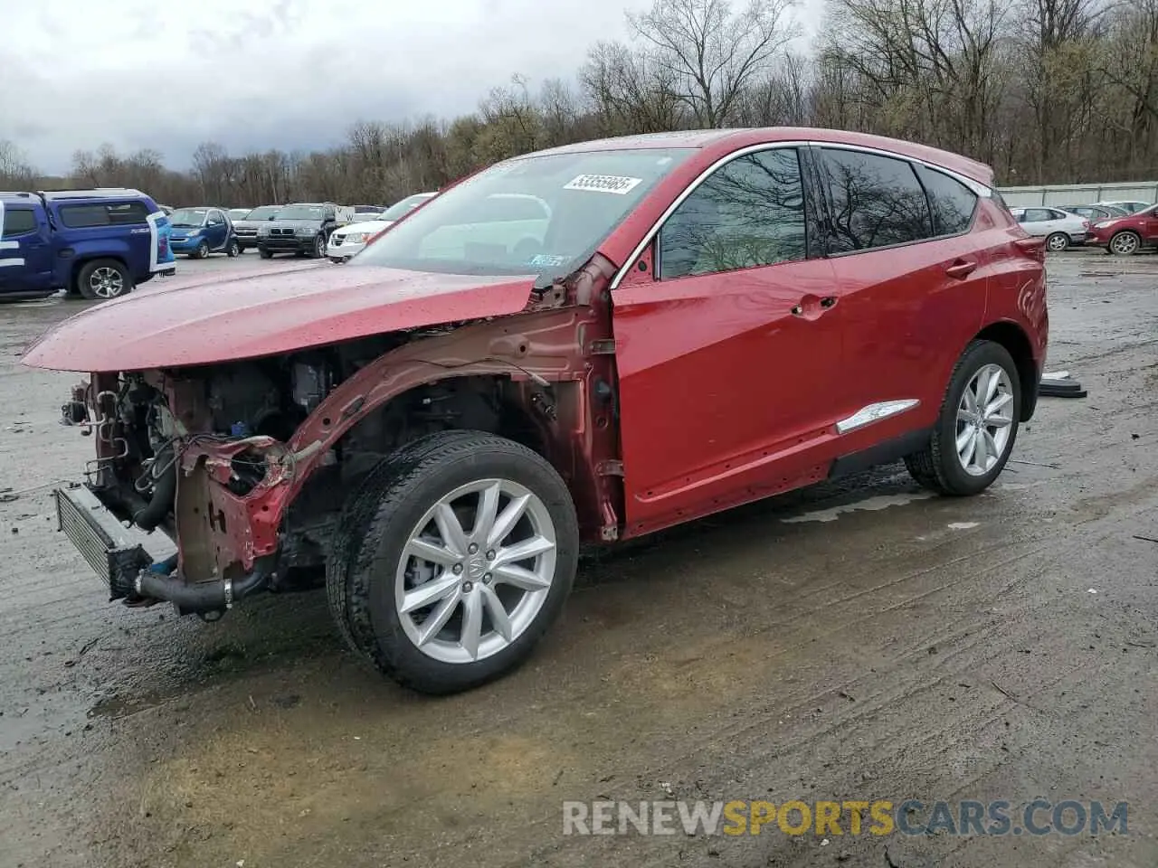 1 Photograph of a damaged car 5J8TC2H38ML027807 ACURA RDX 2021