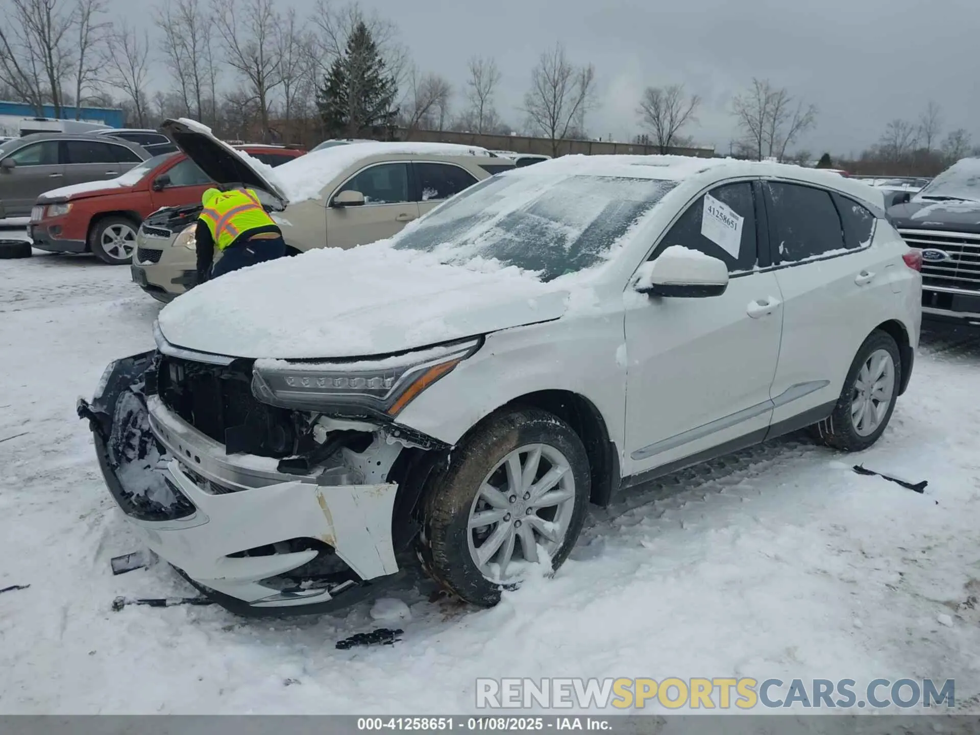 2 Photograph of a damaged car 5J8TC2H38ML030755 ACURA RDX 2021