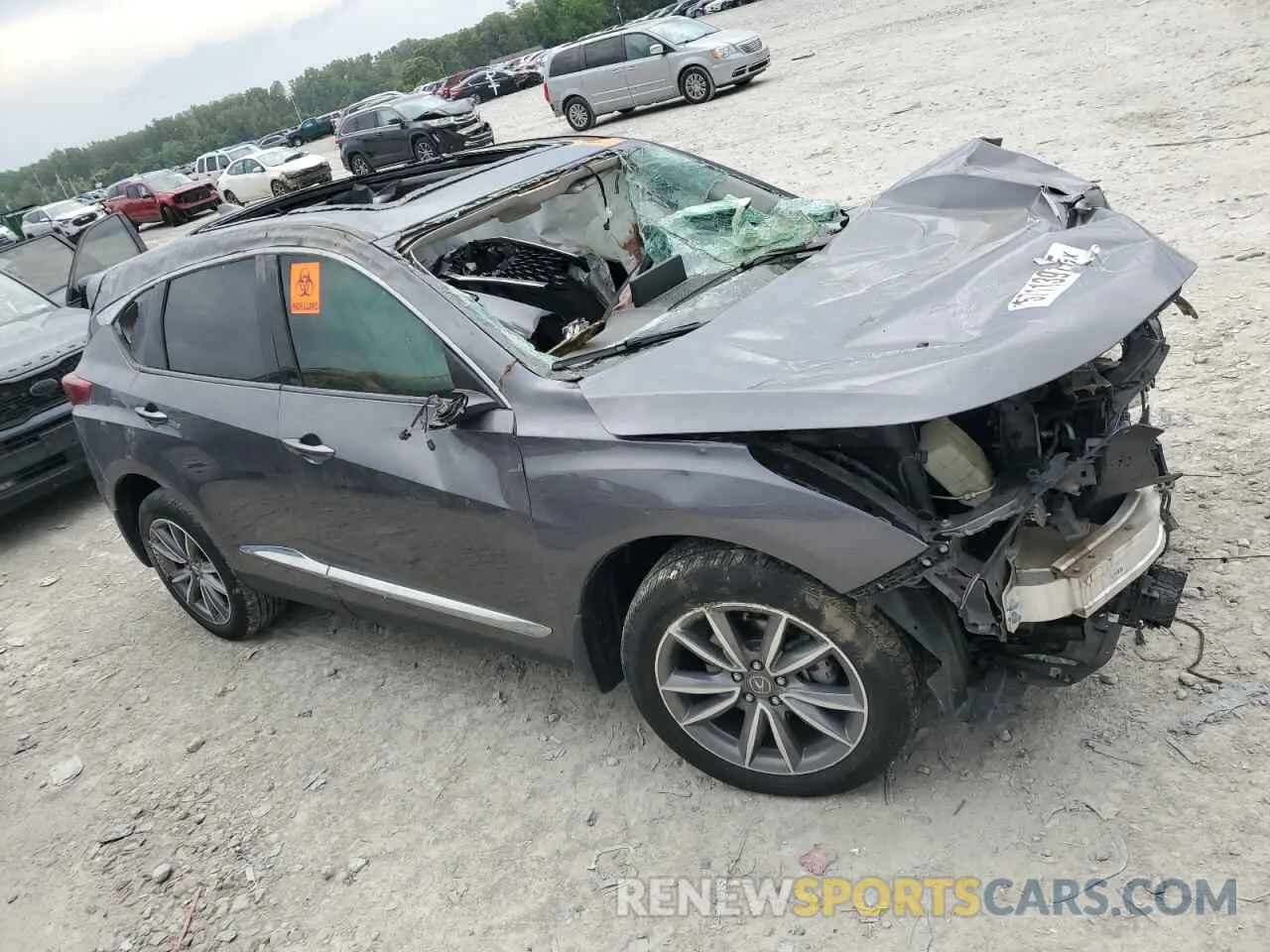 4 Photograph of a damaged car 5J8TC2H52ML002483 ACURA RDX 2021