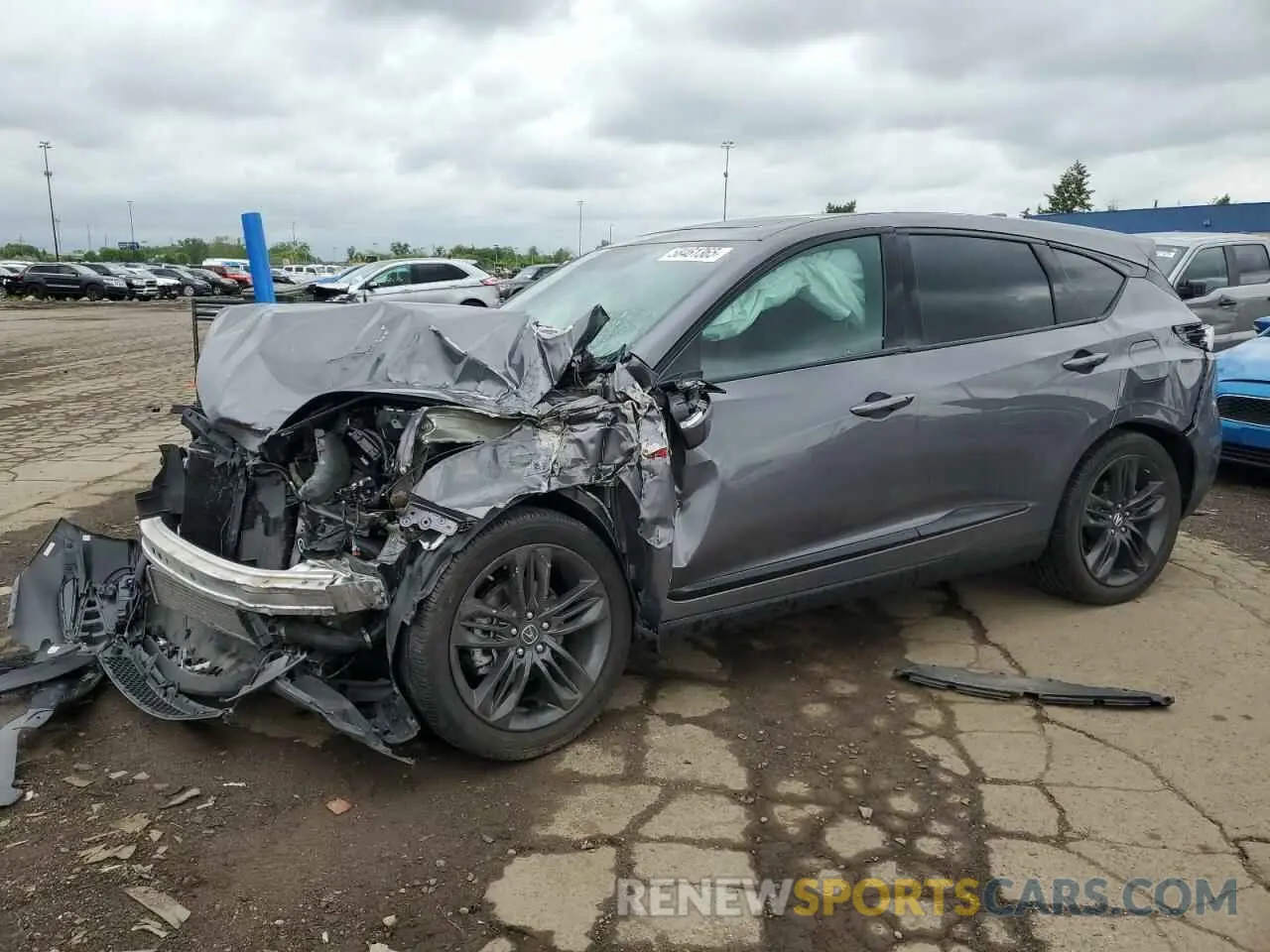 1 Photograph of a damaged car 5J8TC2H61ML018506 ACURA RDX 2021