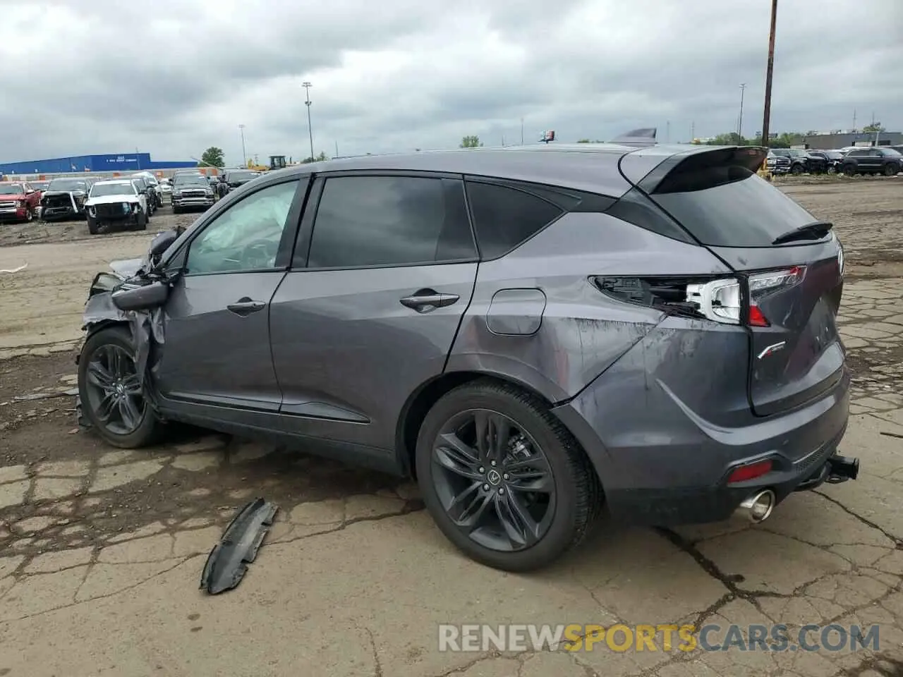 2 Photograph of a damaged car 5J8TC2H61ML018506 ACURA RDX 2021
