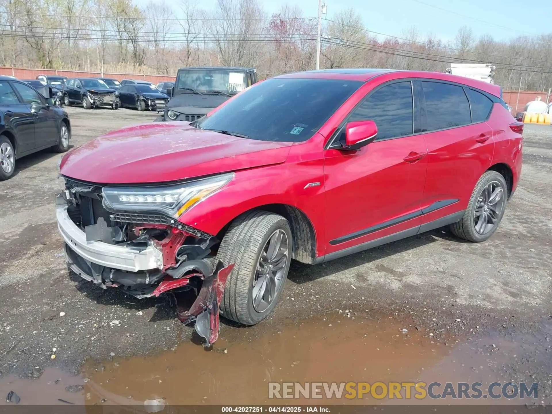 2 Photograph of a damaged car 5J8TC2H62ML035346 ACURA RDX 2021