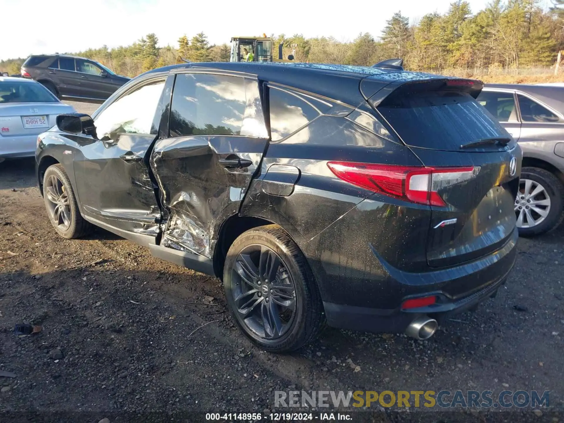 3 Photograph of a damaged car 5J8TC2H63ML036036 ACURA RDX 2021