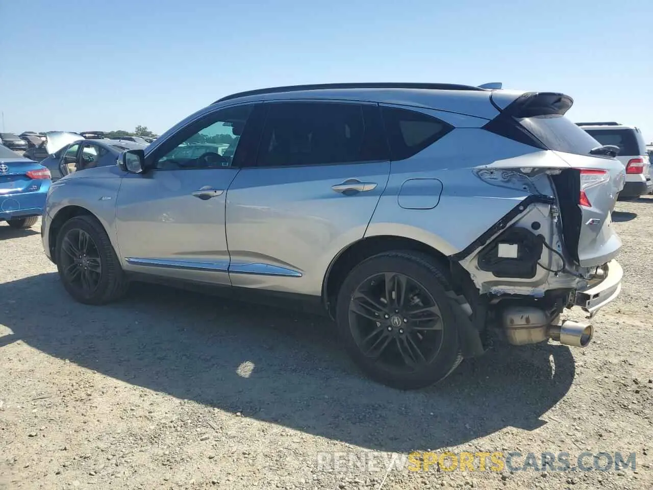 2 Photograph of a damaged car 5J8TC2H64ML000095 ACURA RDX 2021