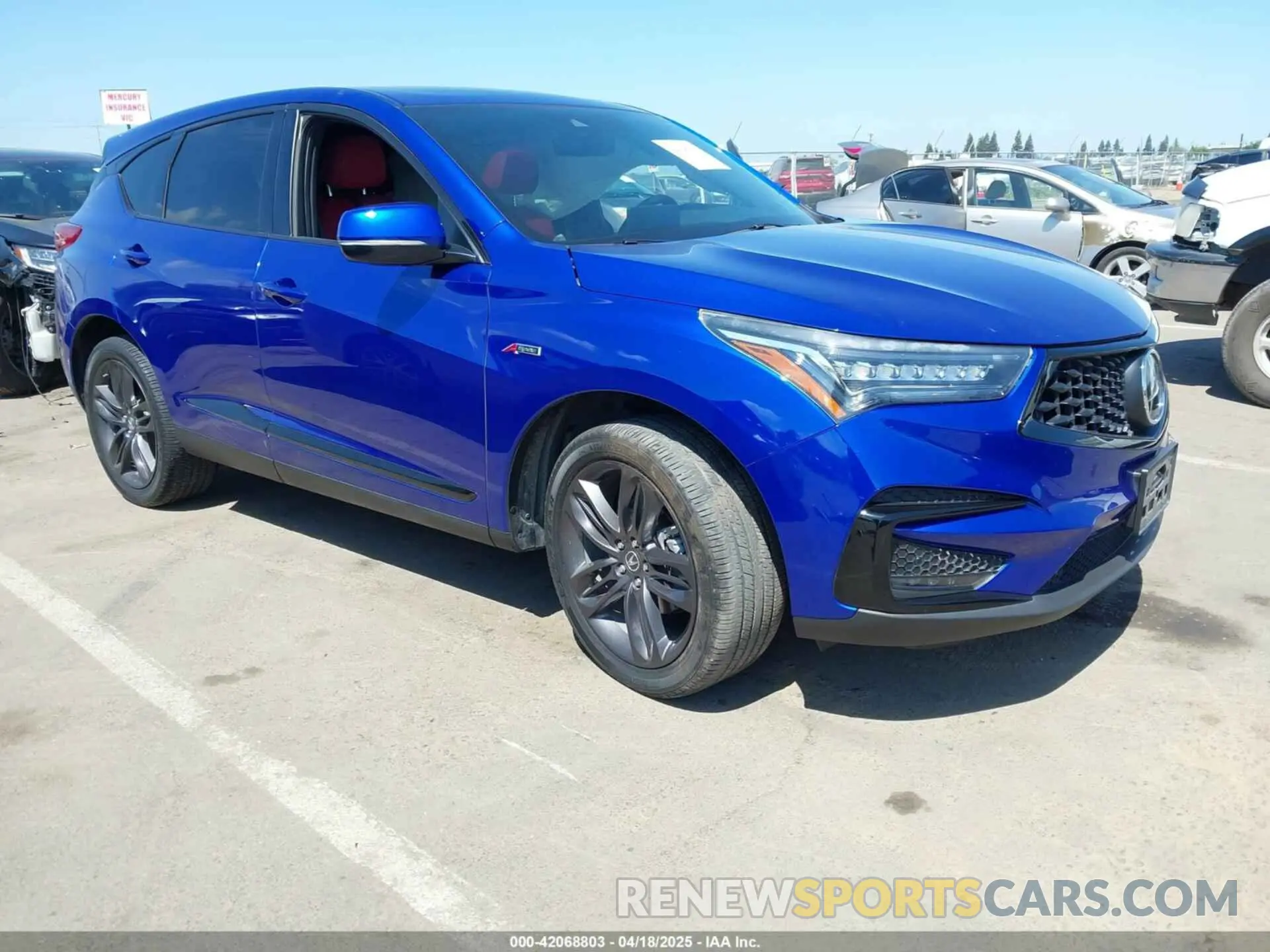 1 Photograph of a damaged car 5J8TC2H69ML022304 ACURA RDX 2021