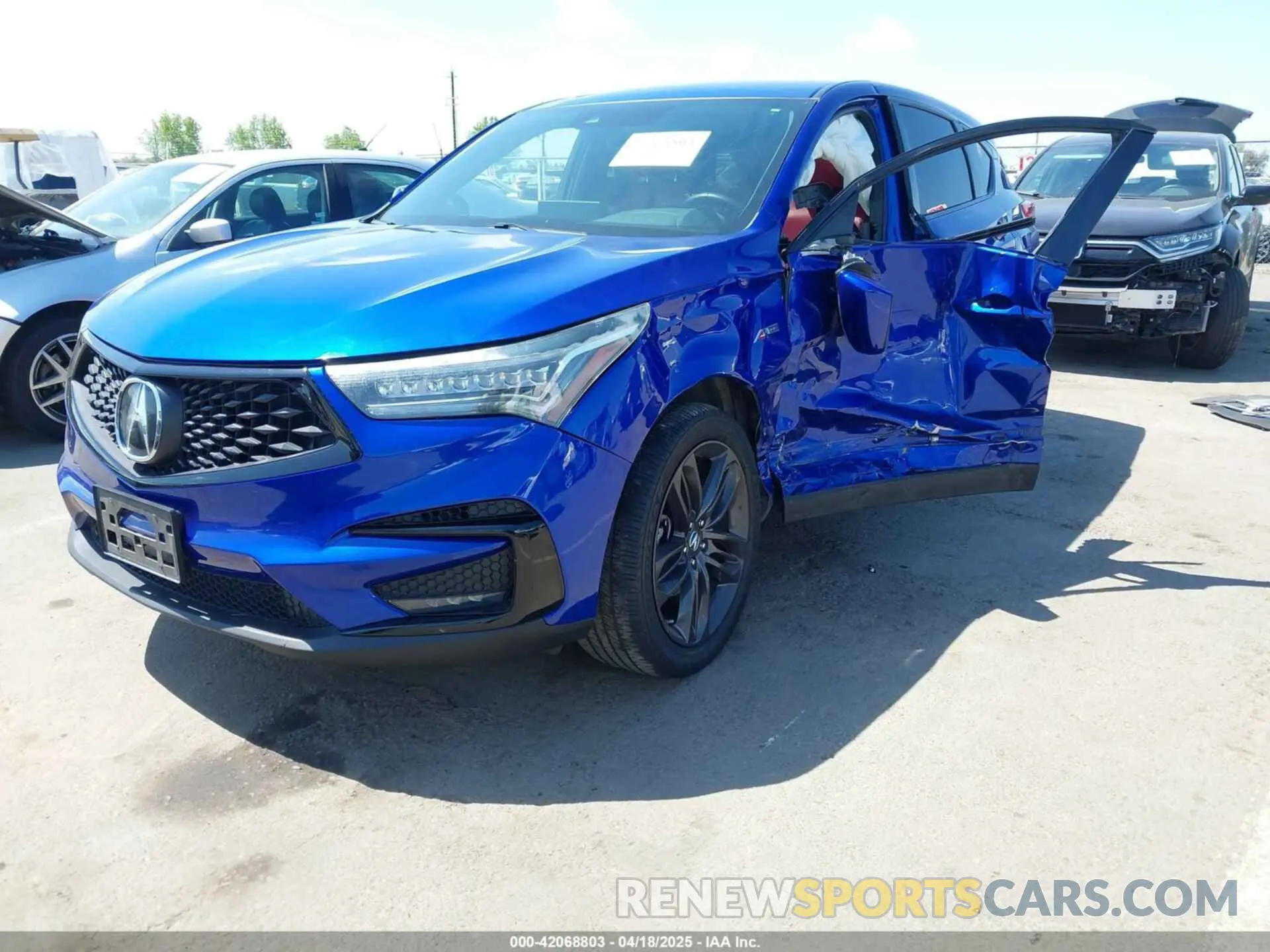 2 Photograph of a damaged car 5J8TC2H69ML022304 ACURA RDX 2021