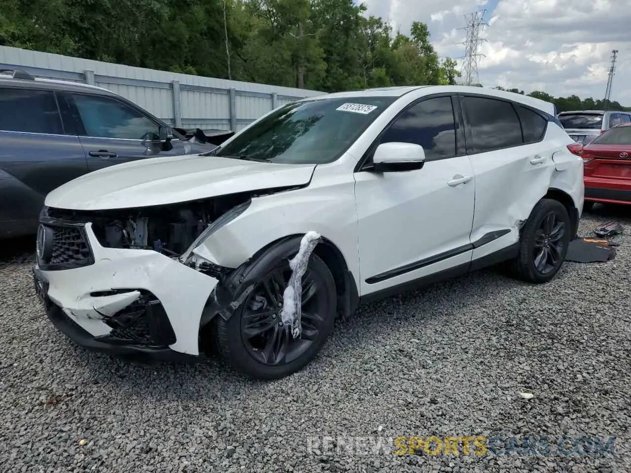 1 Photograph of a damaged car 5J8TC2H6XML035465 ACURA RDX 2021