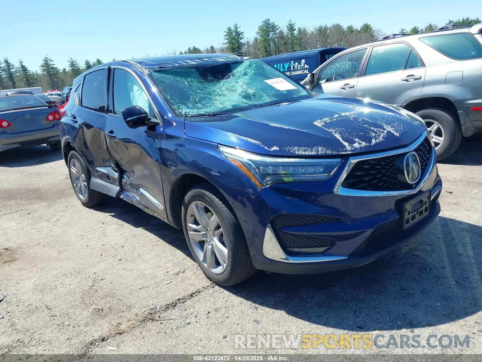 1 Photograph of a damaged car 5J8TC2H75ML030537 ACURA RDX 2021