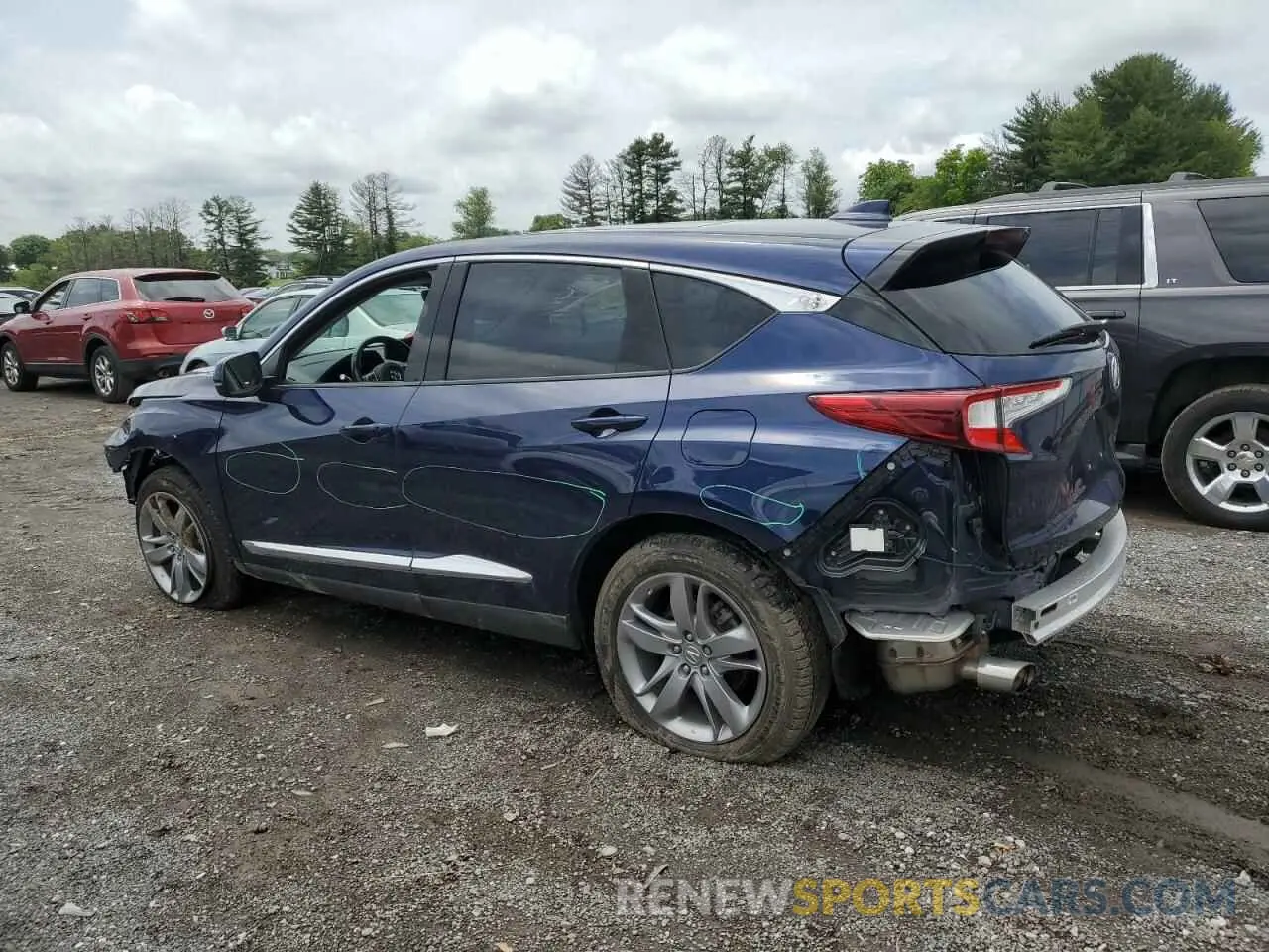 2 Photograph of a damaged car 5J8TC2H7XML029139 ACURA RDX 2021