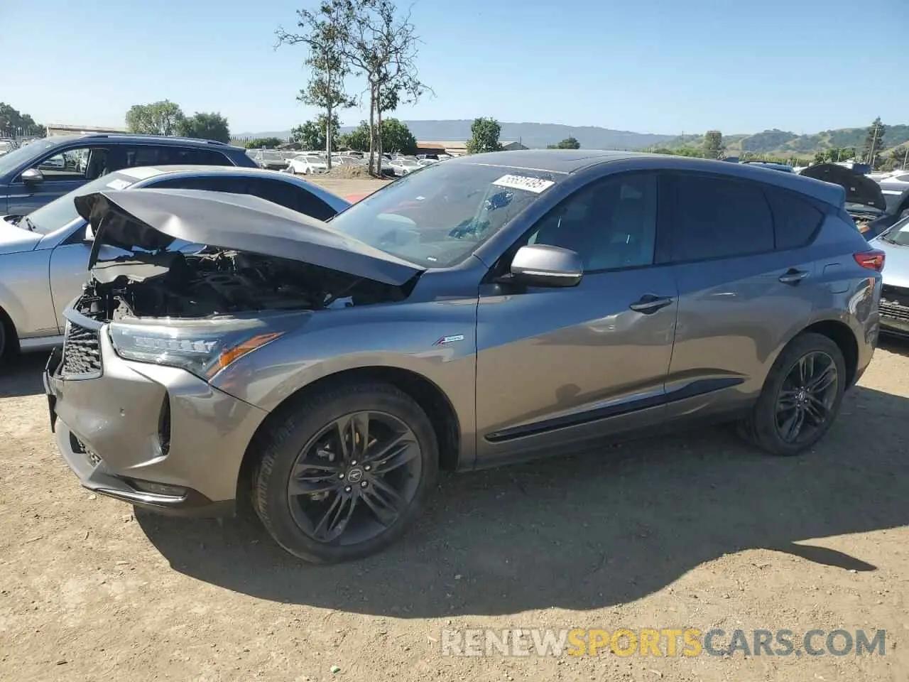 1 Photograph of a damaged car 5J8TC1H63NL001606 ACURA RDX 2022