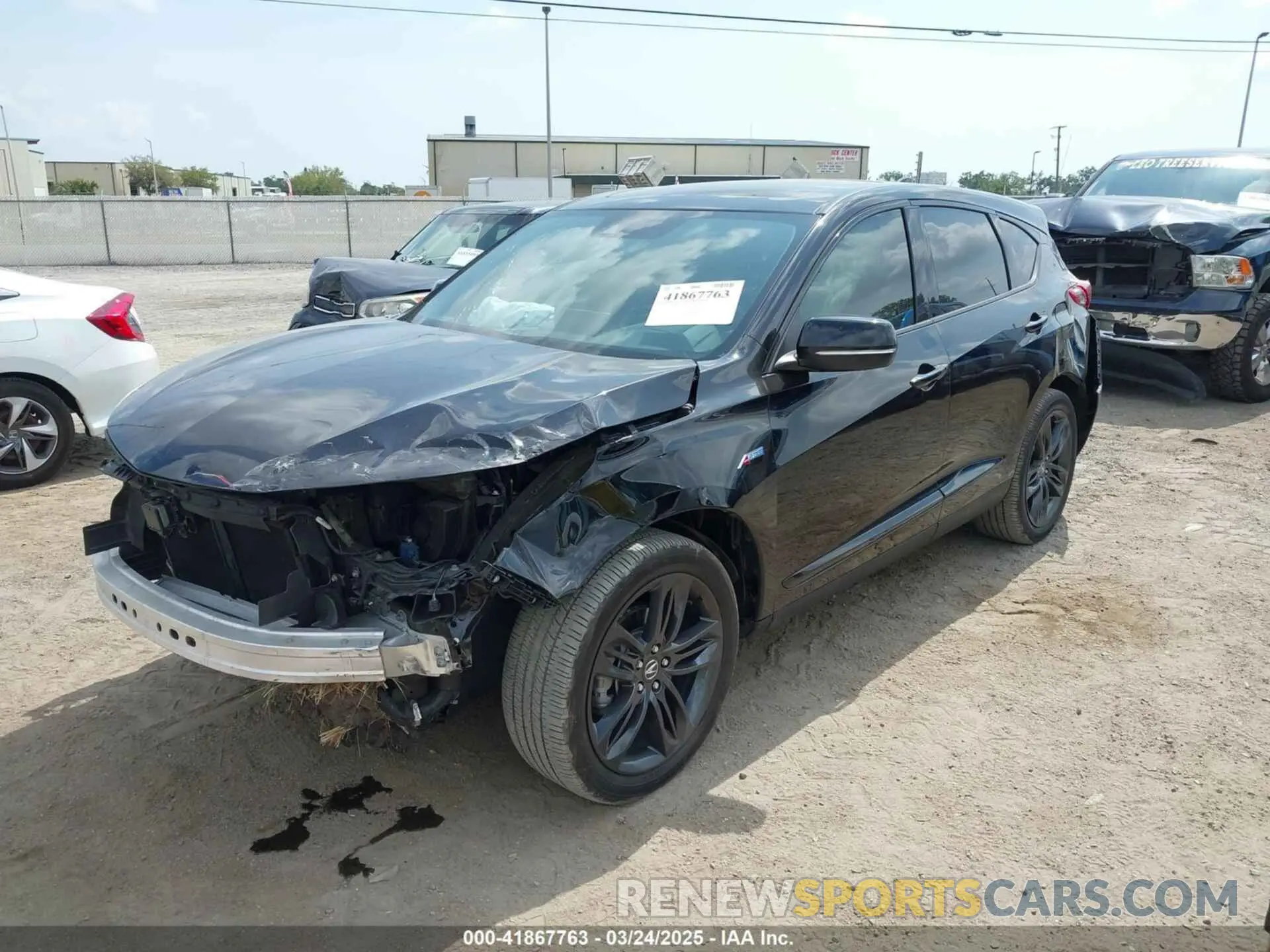 2 Photograph of a damaged car 5J8TC1H67NL003911 ACURA RDX 2022