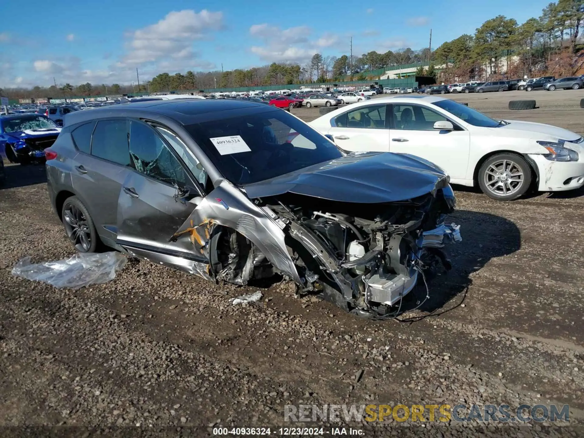 1 Photograph of a damaged car 5J8TC2H65NL008336 ACURA RDX 2022