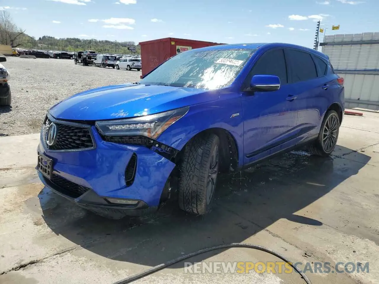 1 Photograph of a damaged car 5J8TC2H85NL007852 ACURA RDX 2022