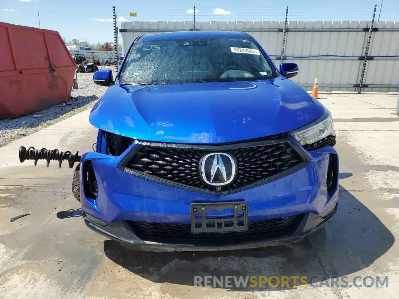 5 Photograph of a damaged car 5J8TC2H85NL007852 ACURA RDX 2022