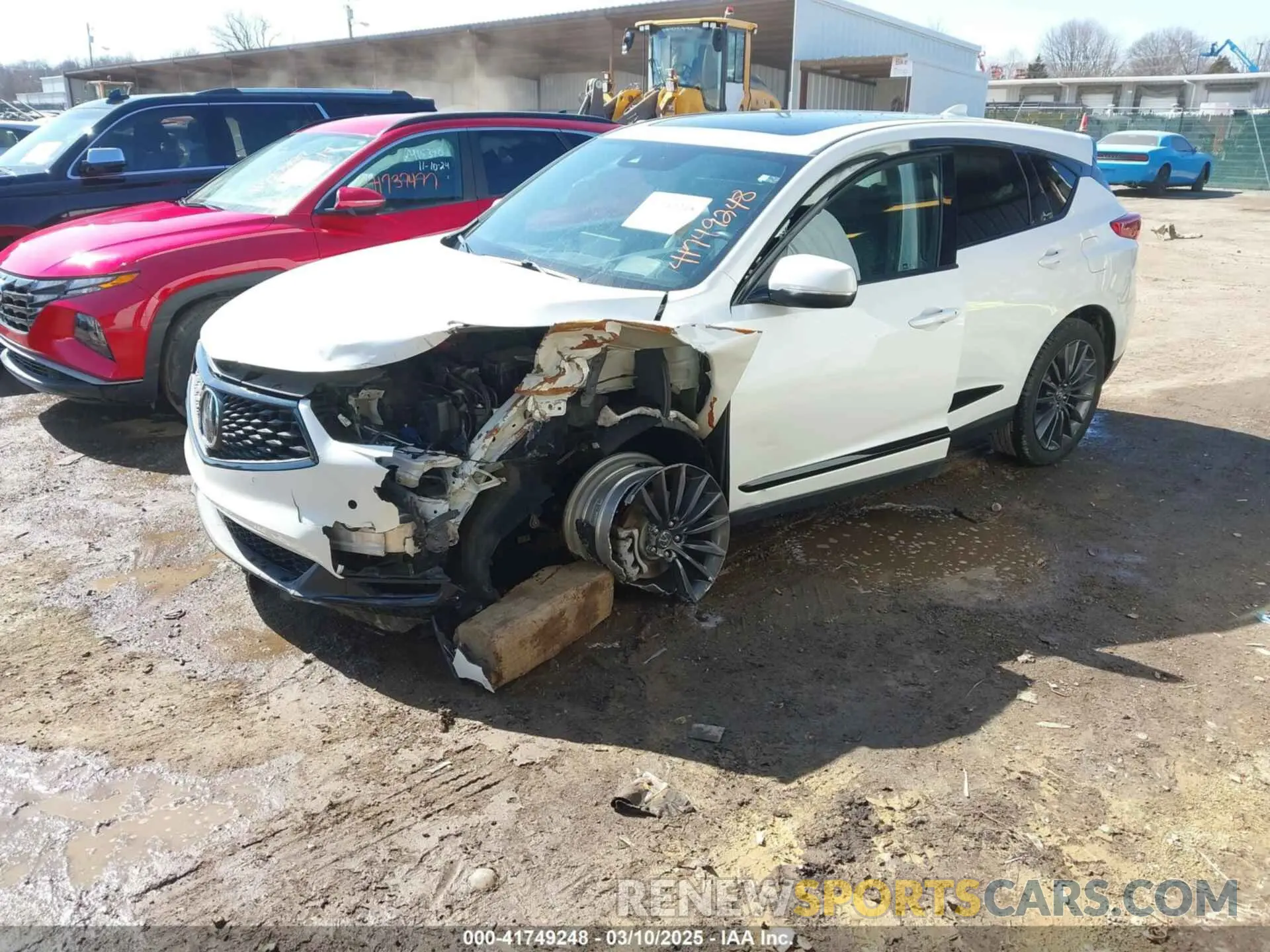 2 Photograph of a damaged car 5J8TC2H88NL001219 ACURA RDX 2022