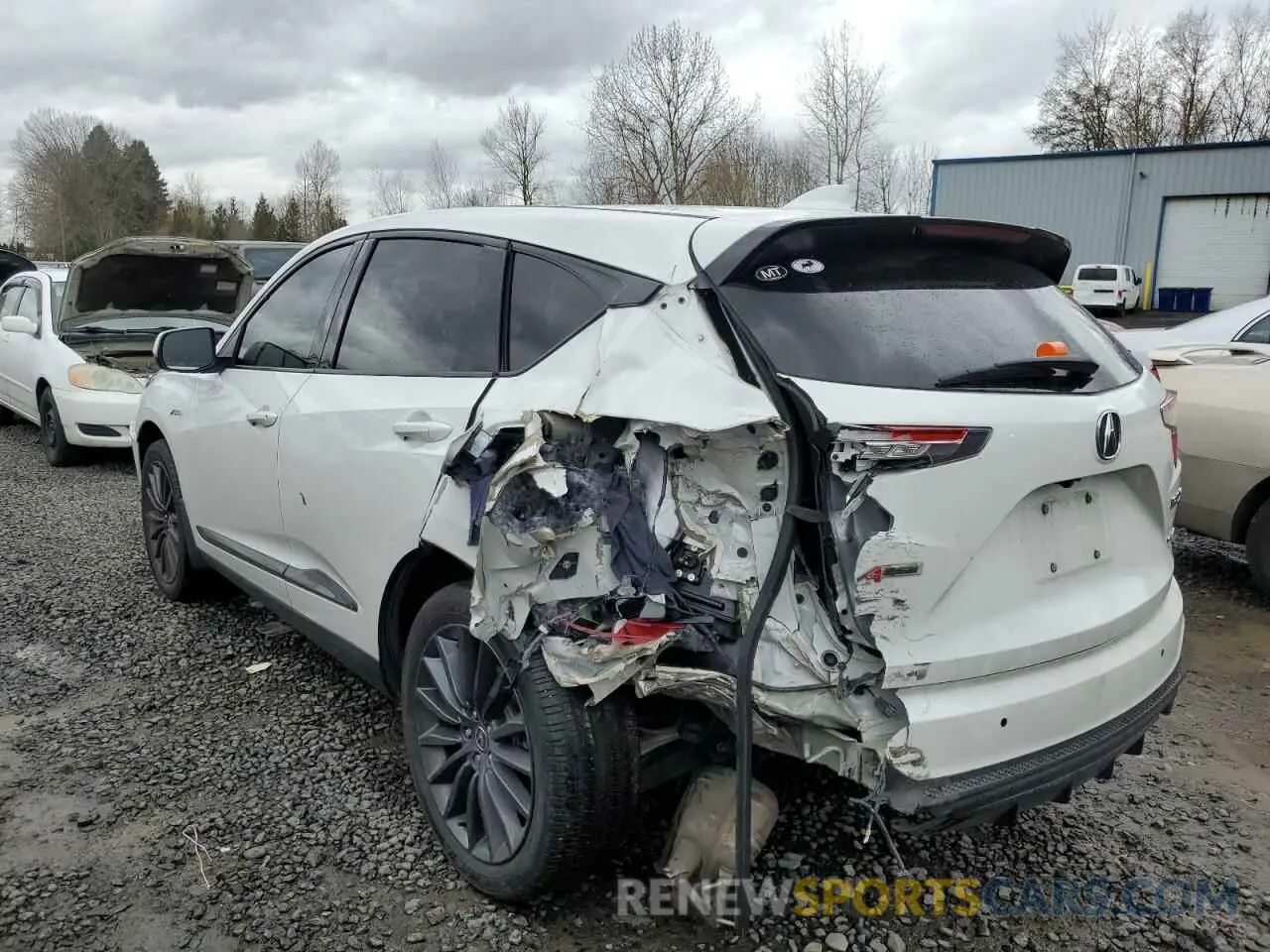 2 Photograph of a damaged car 5J8TC2H89NL009202 ACURA RDX 2022
